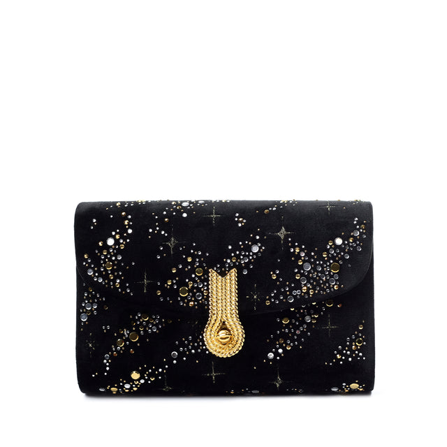 QUEEN MID CONSTELLATIONS BLACK/GOLD