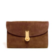 QUEEN CLUTCH SUEDE TURCASSO