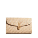 QUEEN CLUTCH STRAW ECRU'