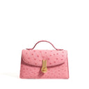 QUEEN ALTROVE OSTRICH INDIAN PINK MTO - Delivery 40/50 working days