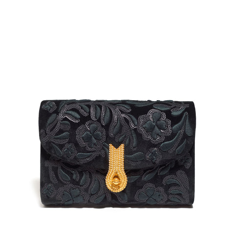 QUEEN MID FLEUR NOIR