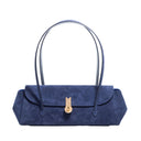 QUEEN PIERA SUEDE NAVY BLUE MTO Delivery 40/50 working days