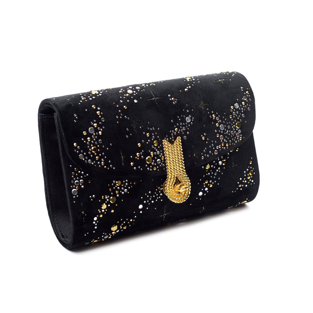 QUEEN MID CONSTELLATIONS BLACK/GOLD