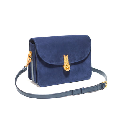 QUEEN VERA SUEDE NAVY