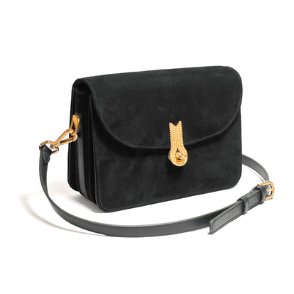 QUEEN VERA SUEDE BLACK