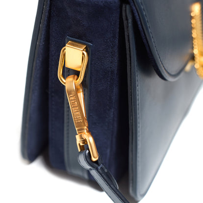 QUEEN VERA CALF NAVY