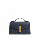 QUEEN ALTROVE OSTRICH BLUE NAVY GOLD