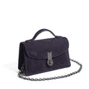 QUEEN ALTROVE SUEDE MELANZANA/GUNMETAL