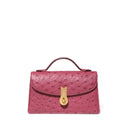QUEEN ALTROVE OSTRICH CAMPARI RED