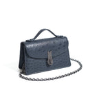 QUEEN ALTROVE OSTRICH BLUE NAVY