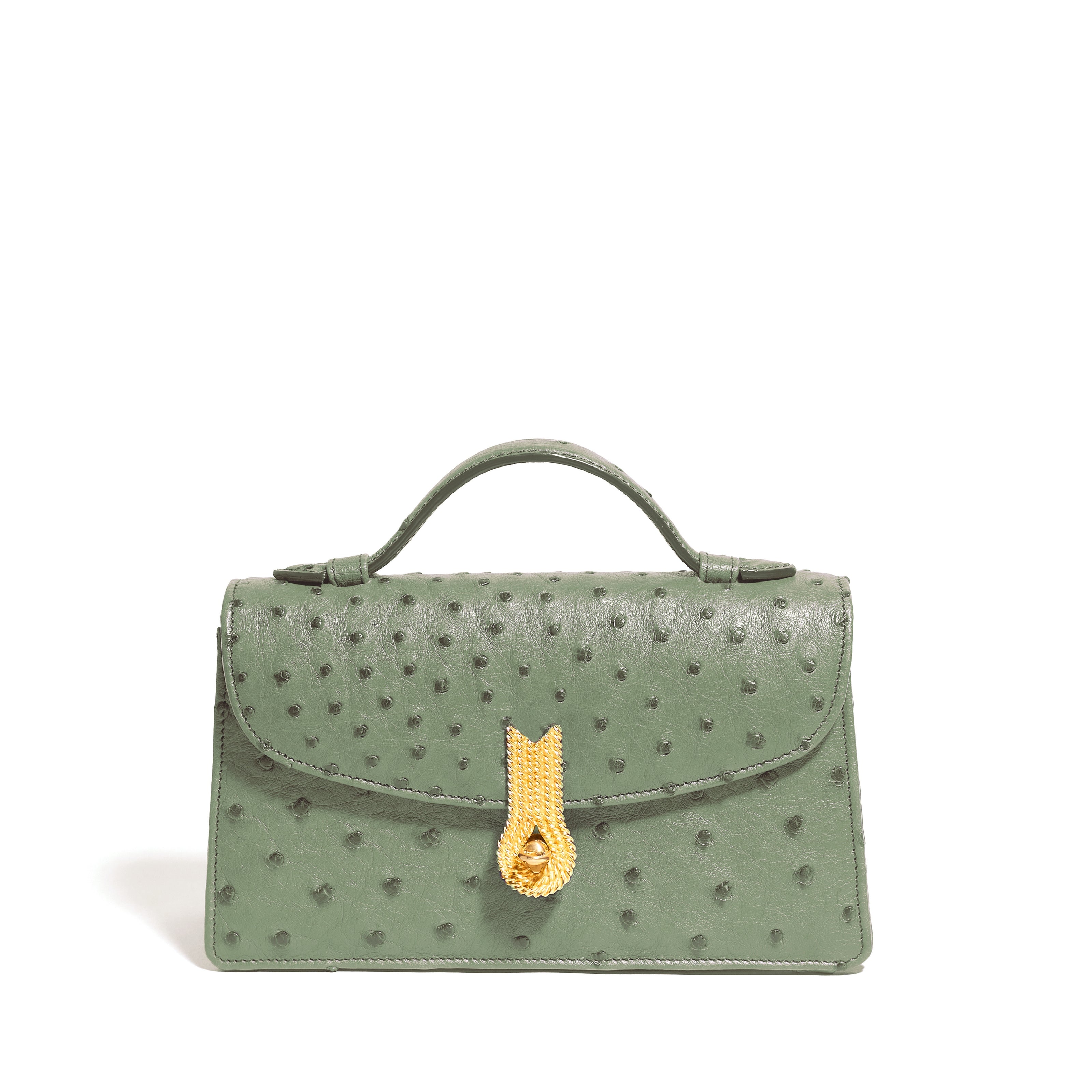 QUEEN ALTROVE OSTRICH PISTACCHIO