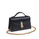 QUEEN ALTROVE SATIN BLACK CRISTAL GOLD