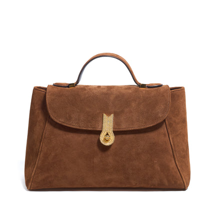 QUEEN MINI MUM SUEDE TURCASSO
