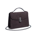 QUEEN ALTROVE BIG SUEDE CIOCCOLATO/GUNMETAL