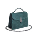 QUEEN ALTROVE BIG SUEDE SELVA/GUNMETAL