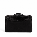 QUEEN ALTROVE MINK & SUEDE BLACK