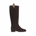 QUEEN BOOTS SUEDE CHOCCOLATE