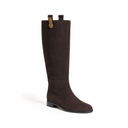 QUEEN BOOTS SUEDE CHOCCOLATE