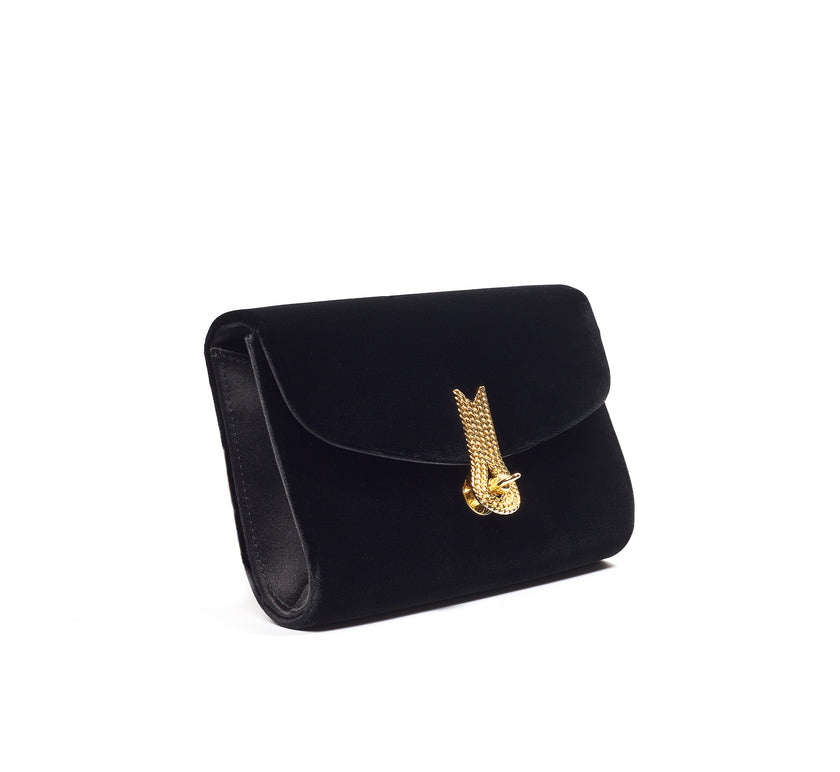 QUEEN MID VELVET BLACK