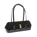 QUEEN PIERA PATENT LEATHER BLACK