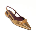 QUEEN SLINGBACK GOLD