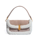 CACCIATORA LONG SHEARLING TAUPE SUEDE