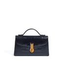 QUEEN ALTROVE PRINTED CROCO BLACK