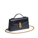 QUEEN ALTROVE PRINTED CROCO BLACK