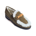 QUEEN TEDDY LOAFER MILITARY GREEN