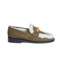 QUEEN TEDDY LOAFER MILITARY GREEN