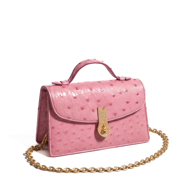 QUEEN ALTROVE OSTRICH INDIAN PINK