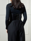 QUEEN CORSET BELT BLACK