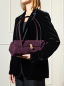QUEEN PIERA SUEDE VINTAGE PORT MTO Delivery 40/50 working days