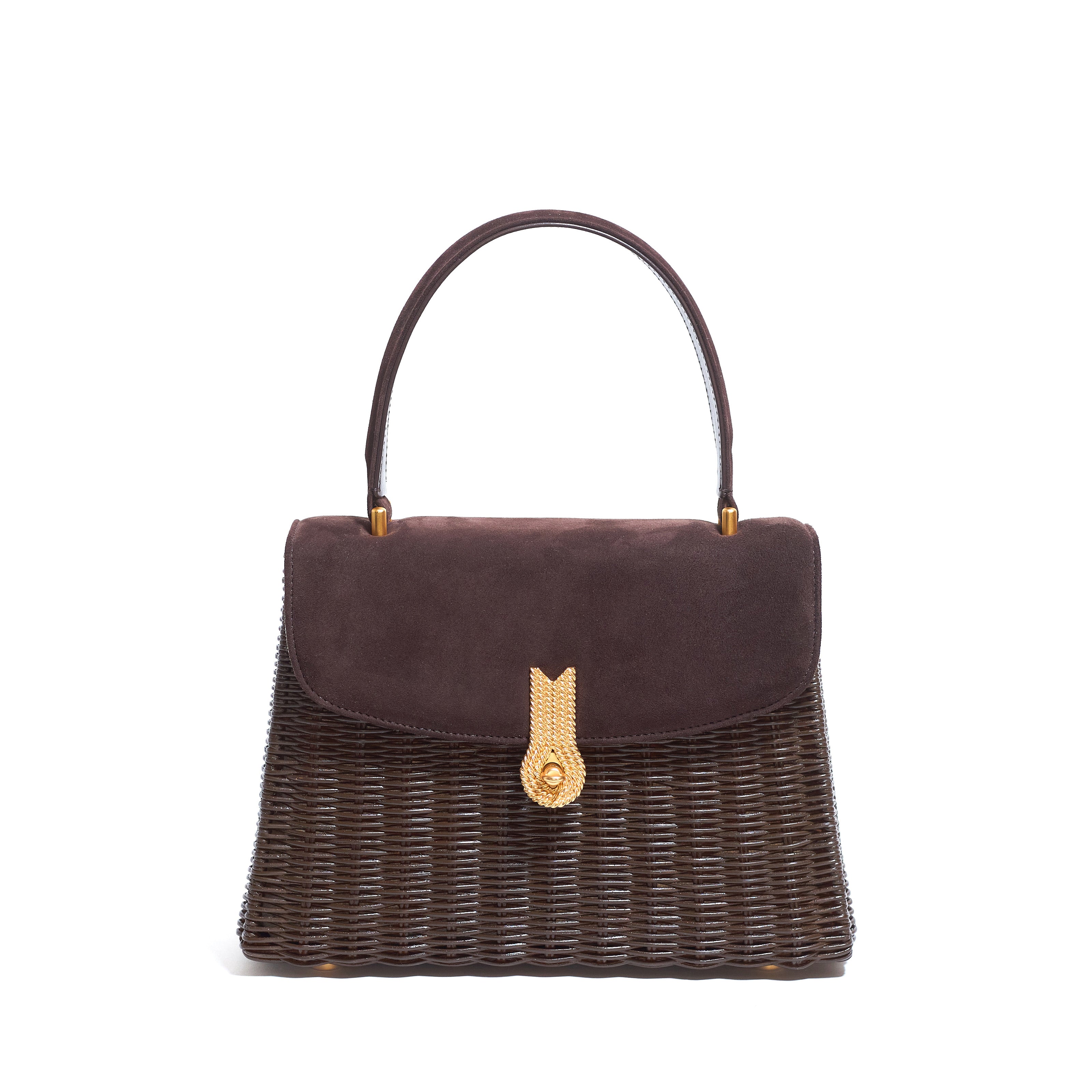QUEEN RATTAN SUEDE CHOCOLATE