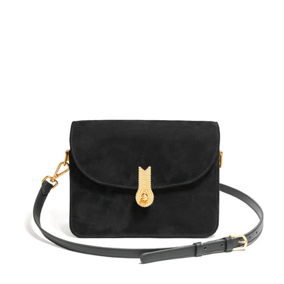 QUEEN VERA SUEDE BLACK