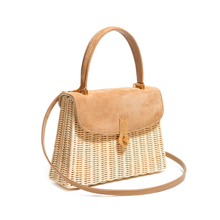 QUEEN RATTAN SUEDE TOTEM