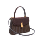 QUEEN RATTAN SUEDE CHOCOLATE
