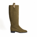 QUEEN BOOTS SUEDE MILITARE