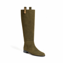QUEEN BOOTS SUEDE MILITARE