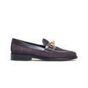 QUEEN LOAFER BROWN SUEDE