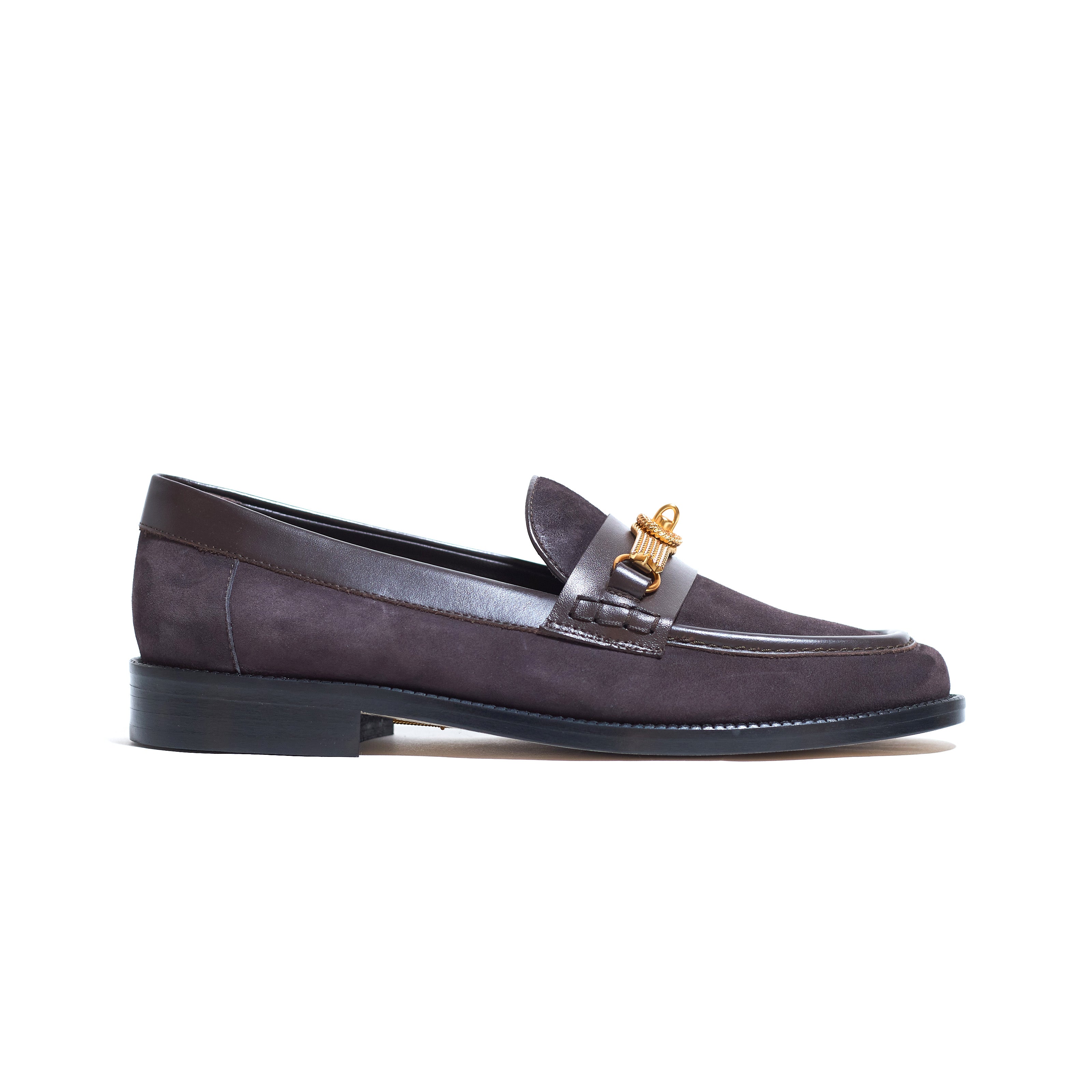 QUEEN LOAFER BROWN SUEDE