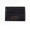 CARD HOLDER PRINTED CROCO BLACK