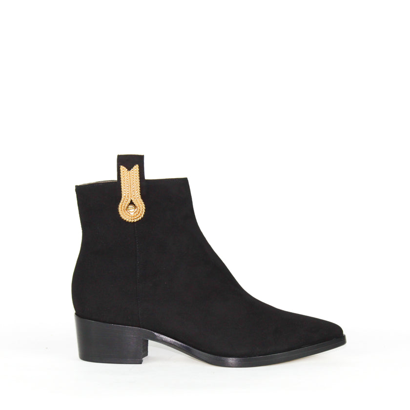 QUEEN CAMPEROS SUEDE BLACK
