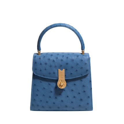 QUEEN HANDBAG OSTRICH CLEMARIS
