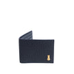 WALLET GRAINED NAVY BLUE
